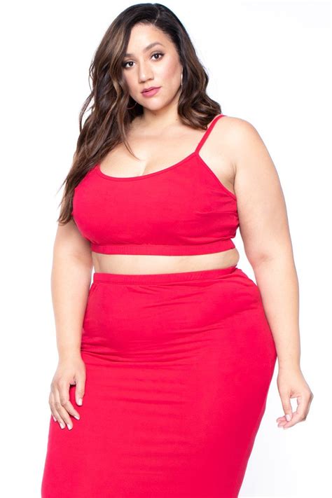 Plus Size Crop Top